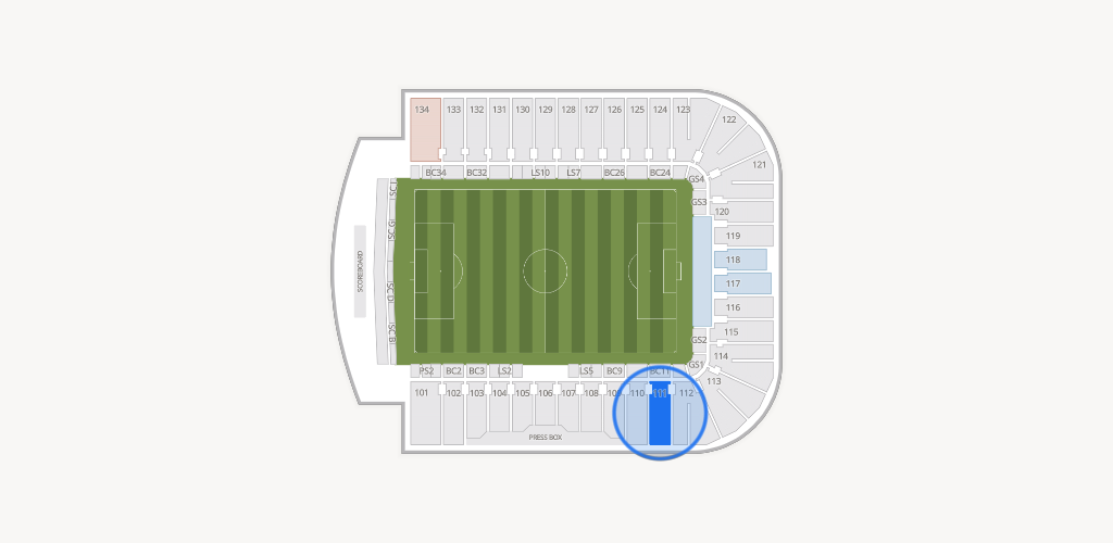 PayPal Park Seating Chart