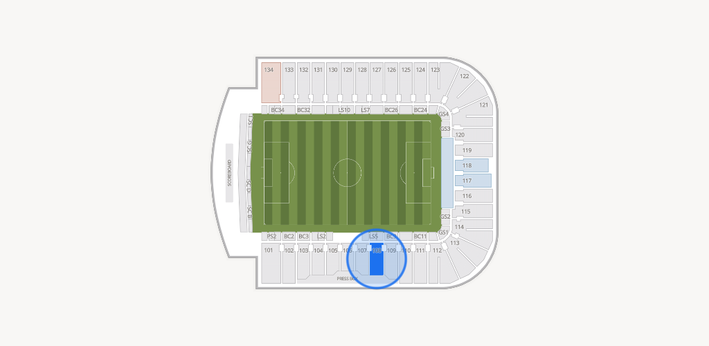 PayPal Park Seating Chart