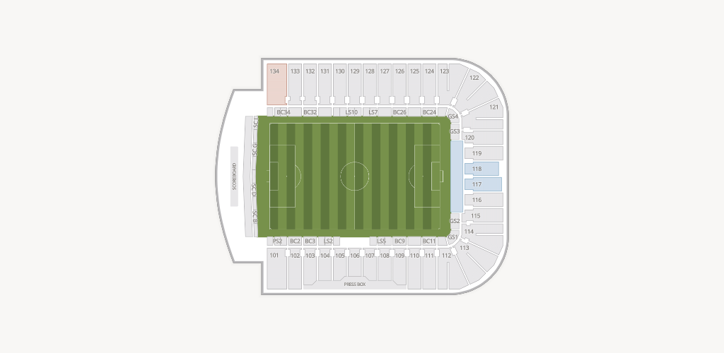 PayPal Park Seating Chart
