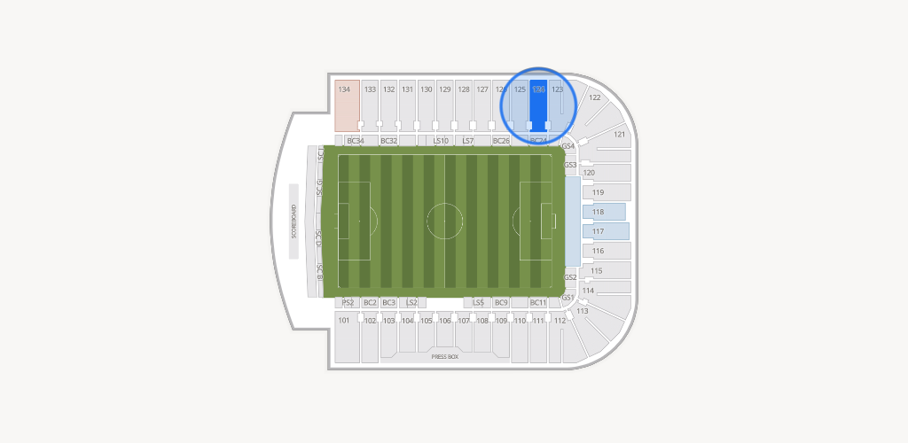 PayPal Park Seating Chart