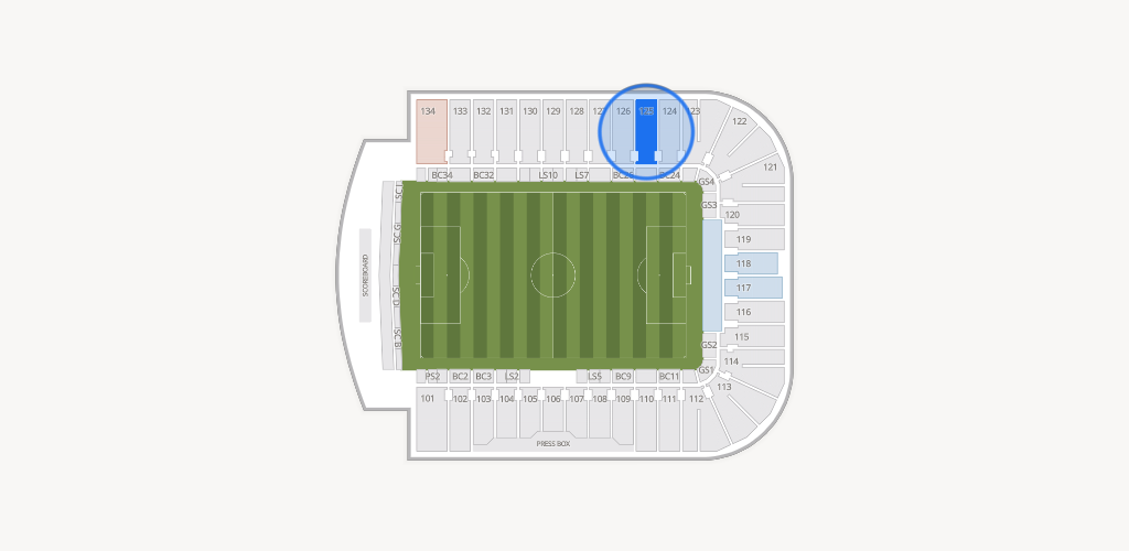 PayPal Park Seating Chart