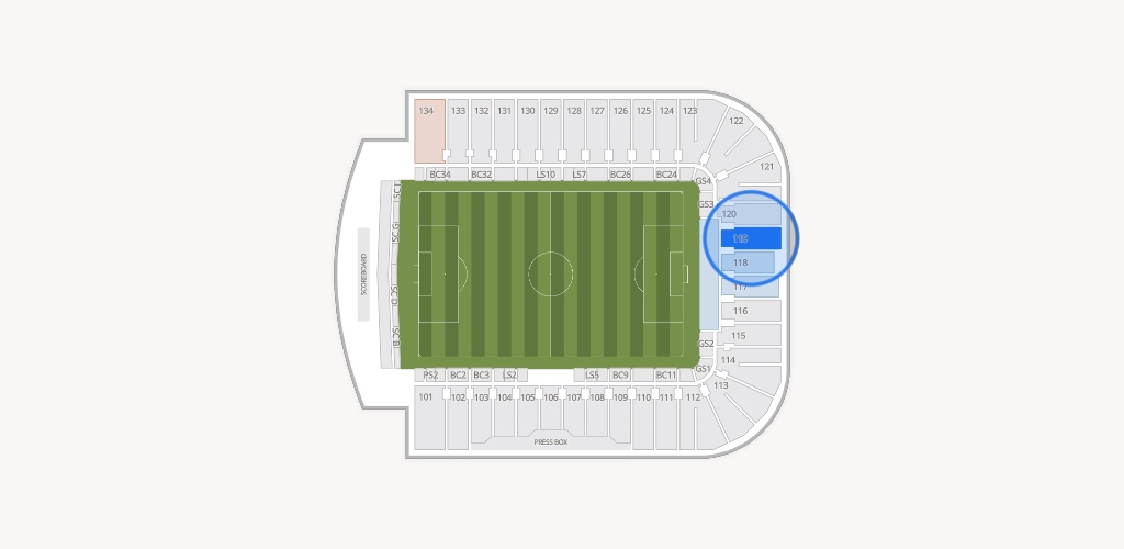 PayPal Park Seating Chart