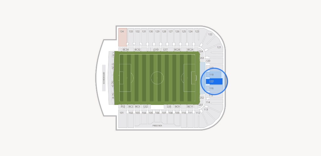 PayPal Park Seating Chart