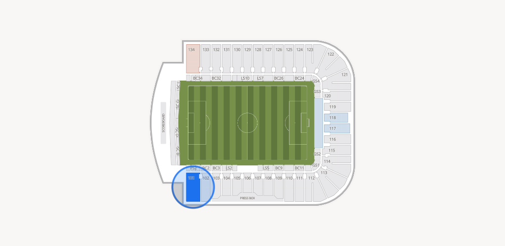 PayPal Park Seating Chart