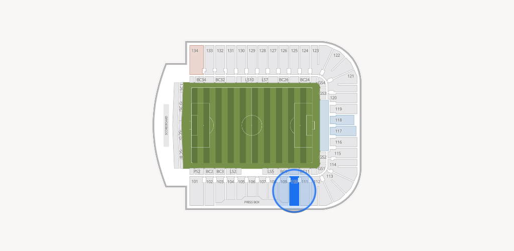 PayPal Park Seating Chart