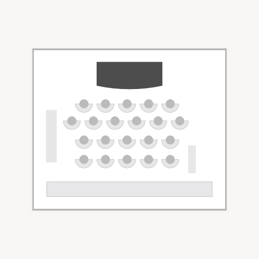 Pegasus Showroom - Alexis Park All Suite Resort seating chart