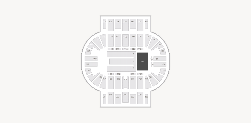 Pensacola Bay Center Seating Chart