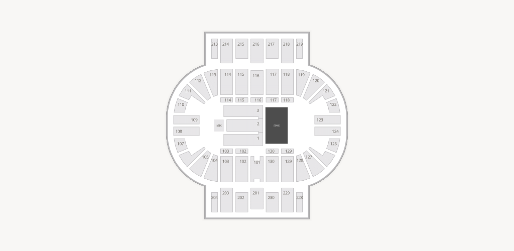 Pensacola Bay Center Seating Chart