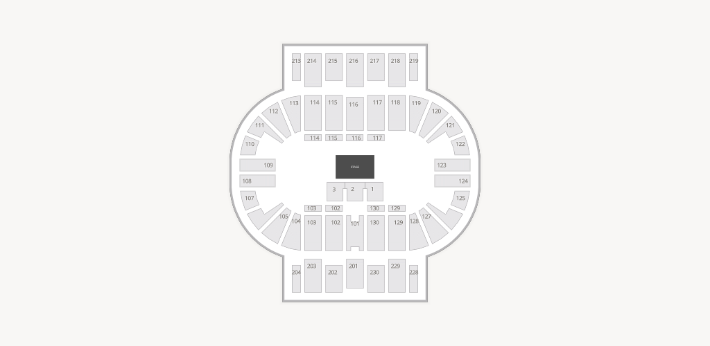 Pensacola Bay Center Seating Chart