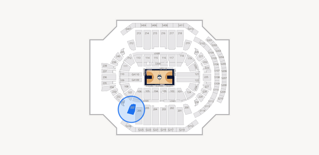 PeoplesBank Arena Seating Chart