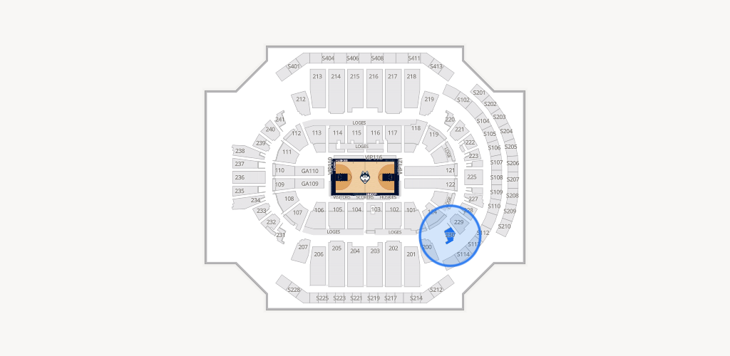 PeoplesBank Arena Seating Chart