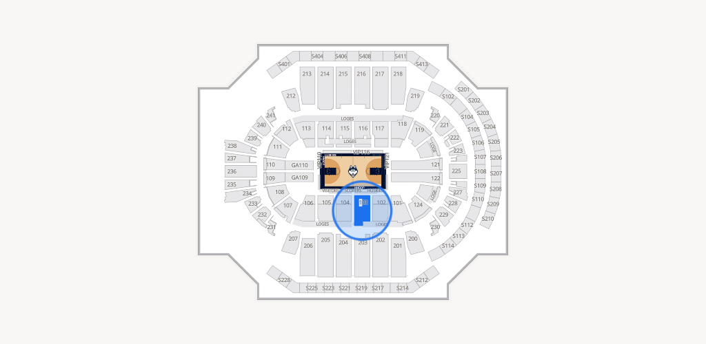 PeoplesBank Arena Seating Chart
