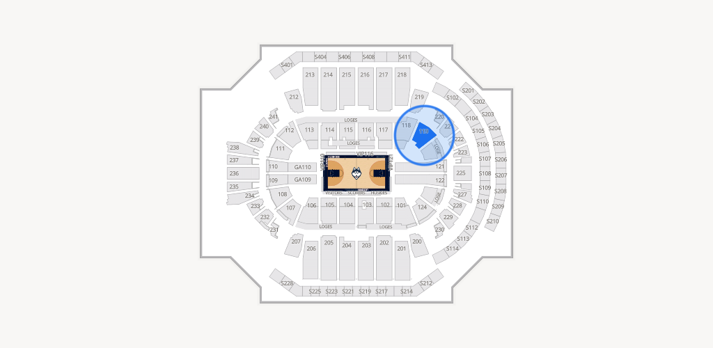 PeoplesBank Arena Seating Chart