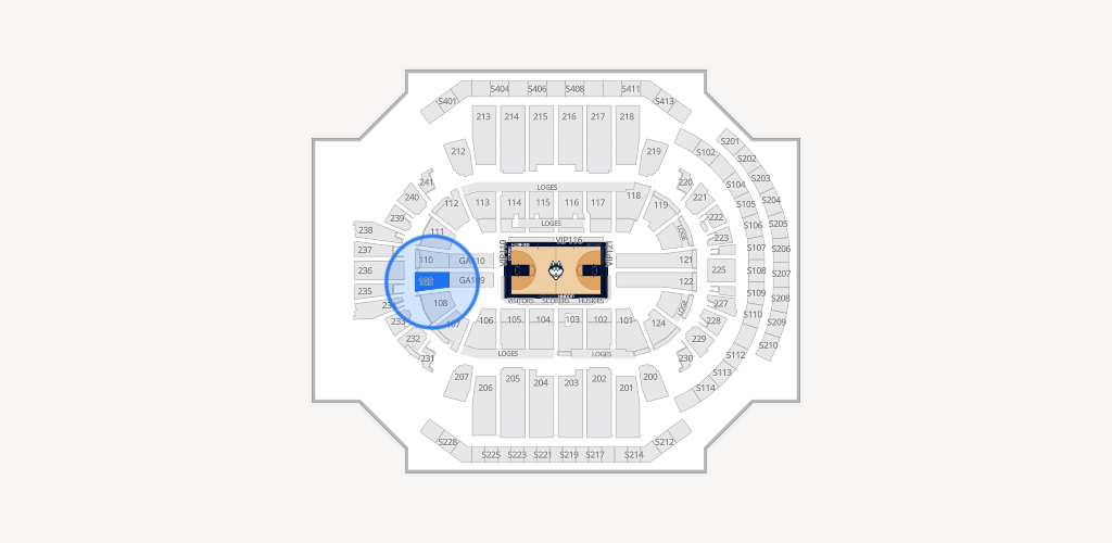 PeoplesBank Arena Seating Chart