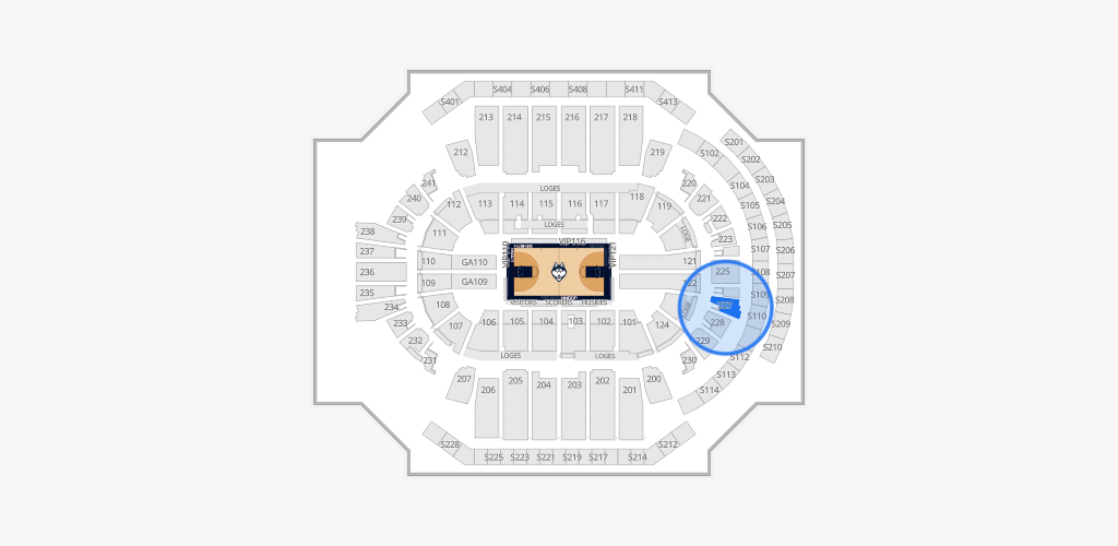 PeoplesBank Arena Seating Chart