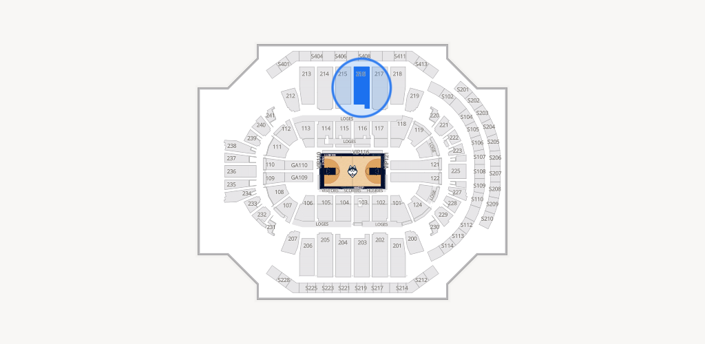 PeoplesBank Arena Seating Chart