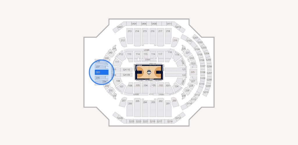 PeoplesBank Arena Seating Chart