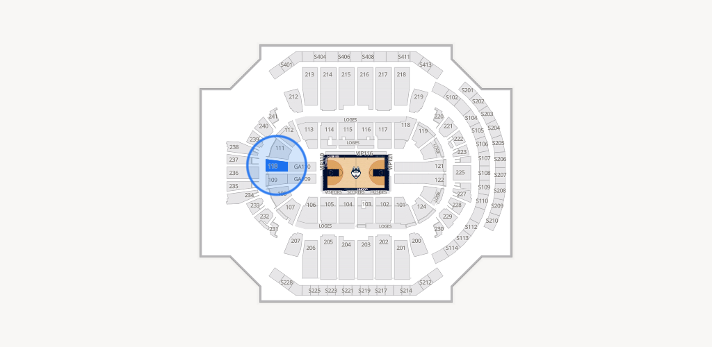 PeoplesBank Arena Seating Chart