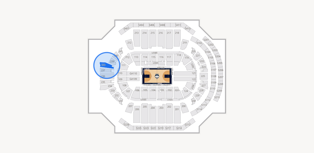 PeoplesBank Arena Seating Chart