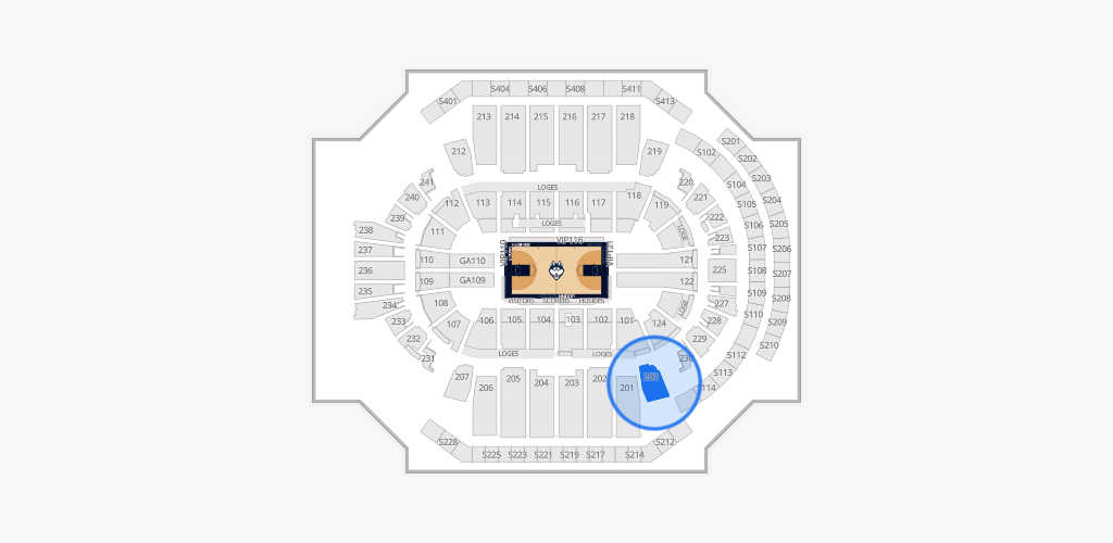 PeoplesBank Arena Seating Chart