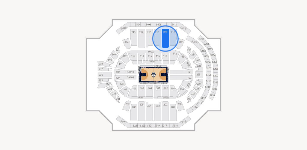 PeoplesBank Arena Seating Chart