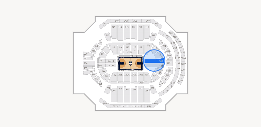 PeoplesBank Arena Seating Chart