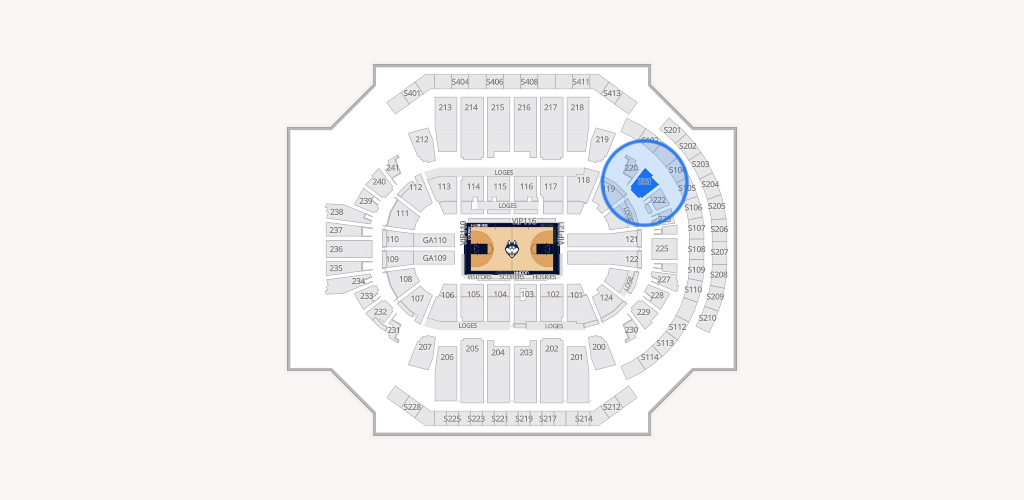 PeoplesBank Arena Seating Chart