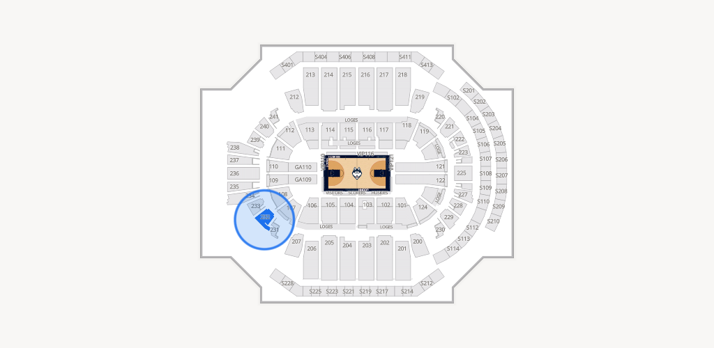 PeoplesBank Arena Seating Chart