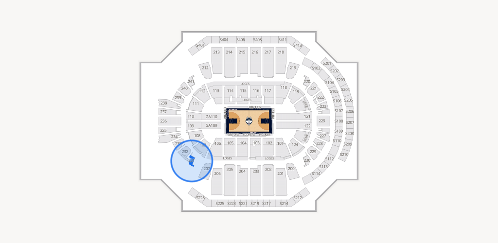 PeoplesBank Arena Seating Chart