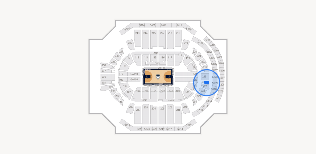 PeoplesBank Arena Seating Chart