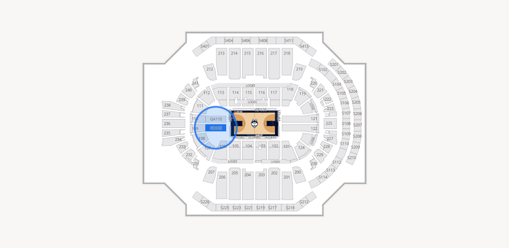PeoplesBank Arena Seating Chart