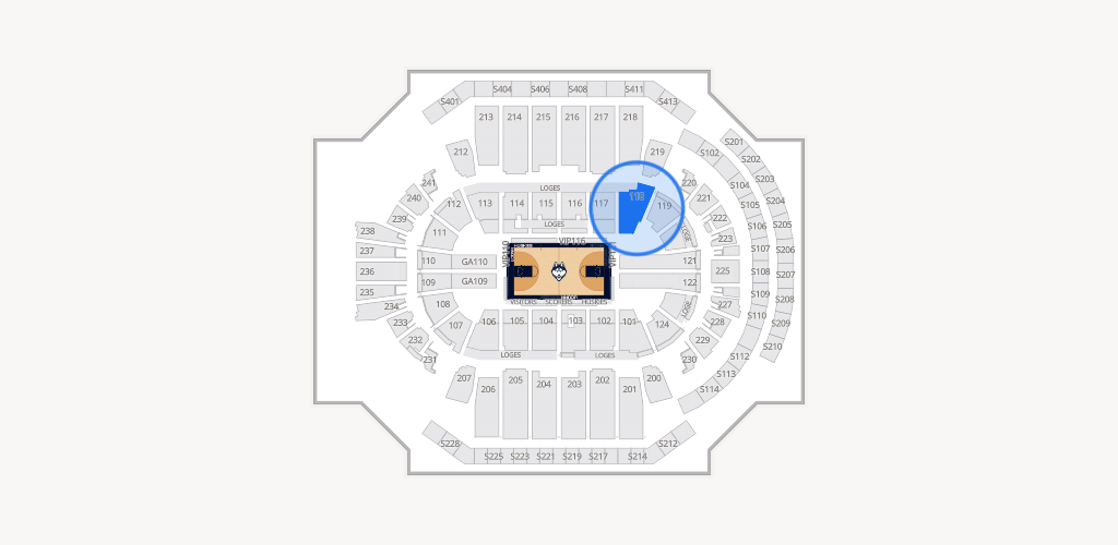PeoplesBank Arena Seating Chart