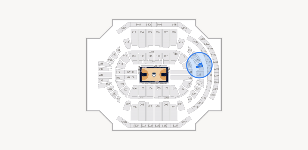 PeoplesBank Arena Seating Chart