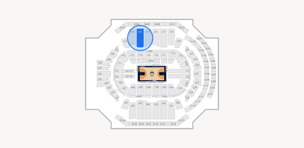 PeoplesBank Arena Seating Chart