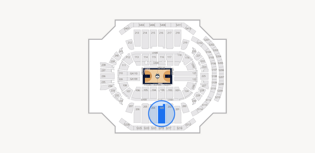 PeoplesBank Arena Seating Chart