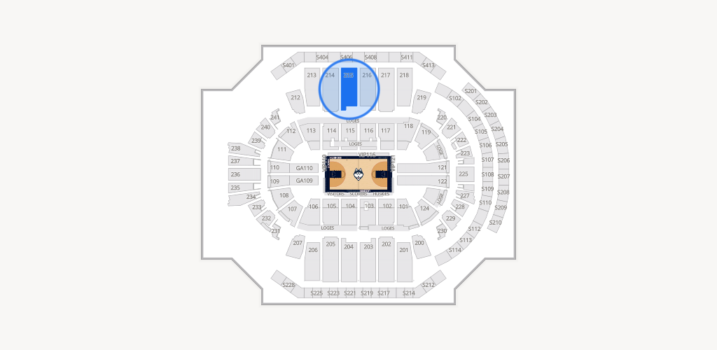 PeoplesBank Arena Seating Chart