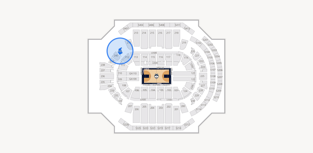 PeoplesBank Arena Seating Chart