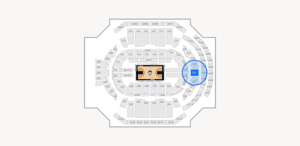 PeoplesBank Arena Seating Chart