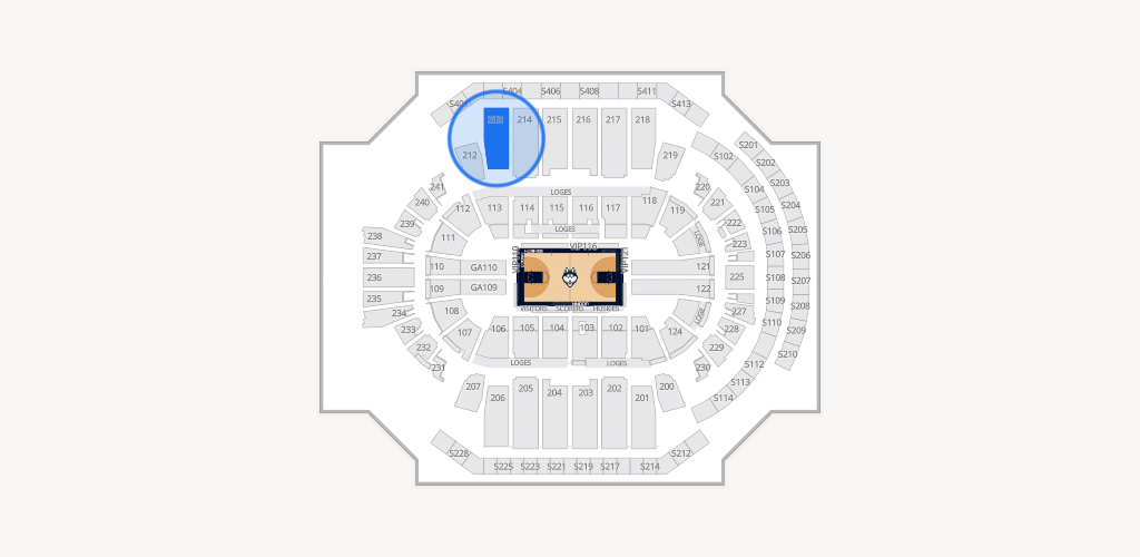 PeoplesBank Arena Seating Chart