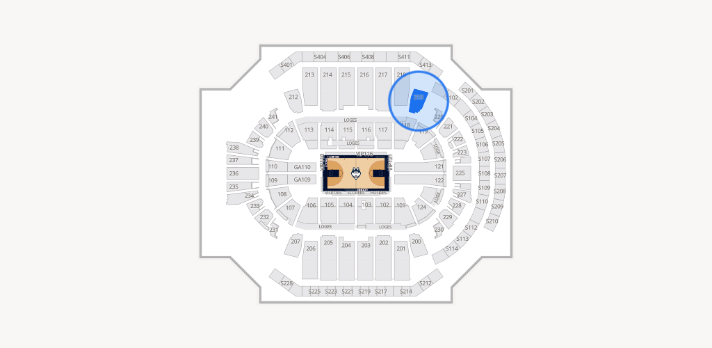 PeoplesBank Arena Seating Chart