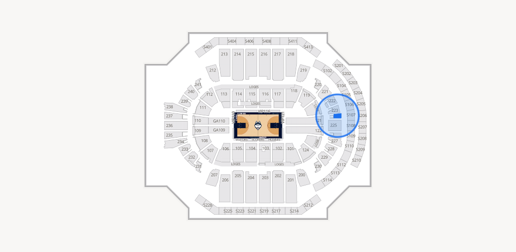 PeoplesBank Arena Seating Chart