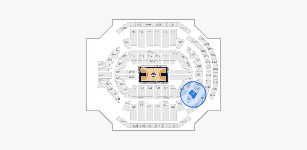 PeoplesBank Arena Seating Chart