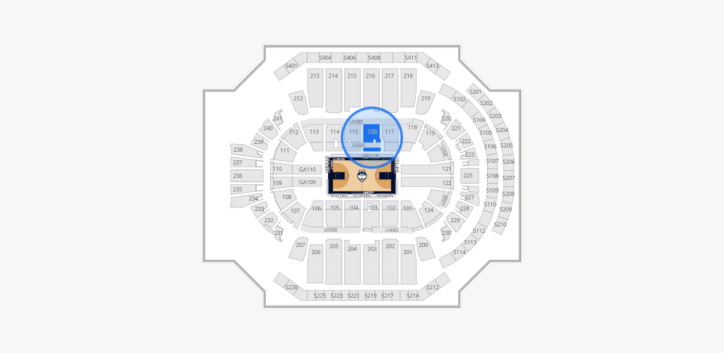 PeoplesBank Arena Seating Chart