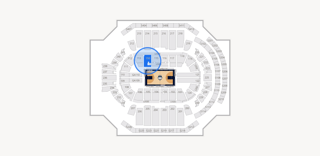 PeoplesBank Arena Seating Chart