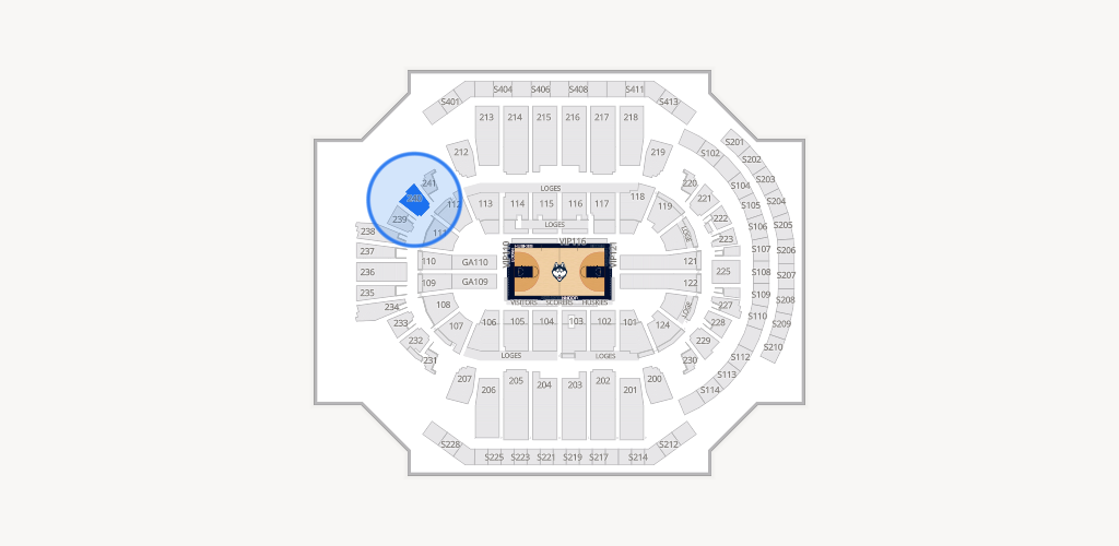 PeoplesBank Arena Seating Chart