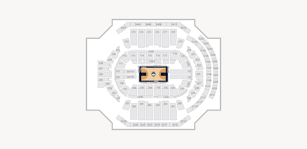 PeoplesBank Arena Seating Chart