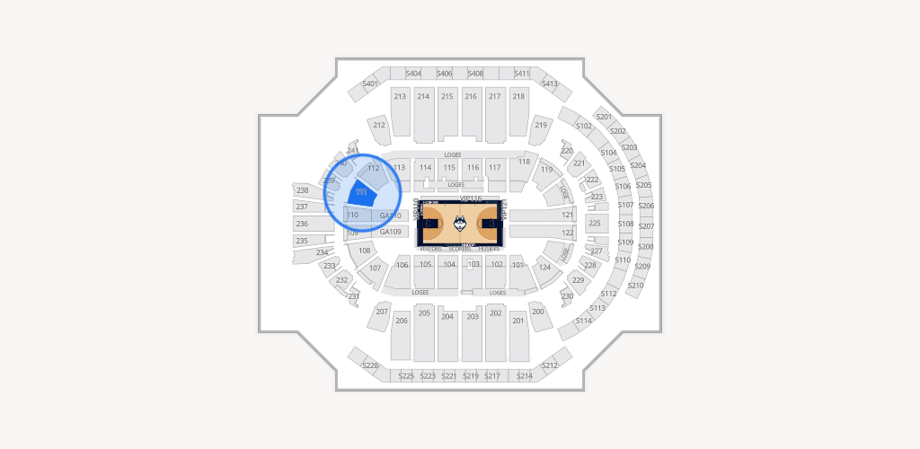 PeoplesBank Arena Seating Chart