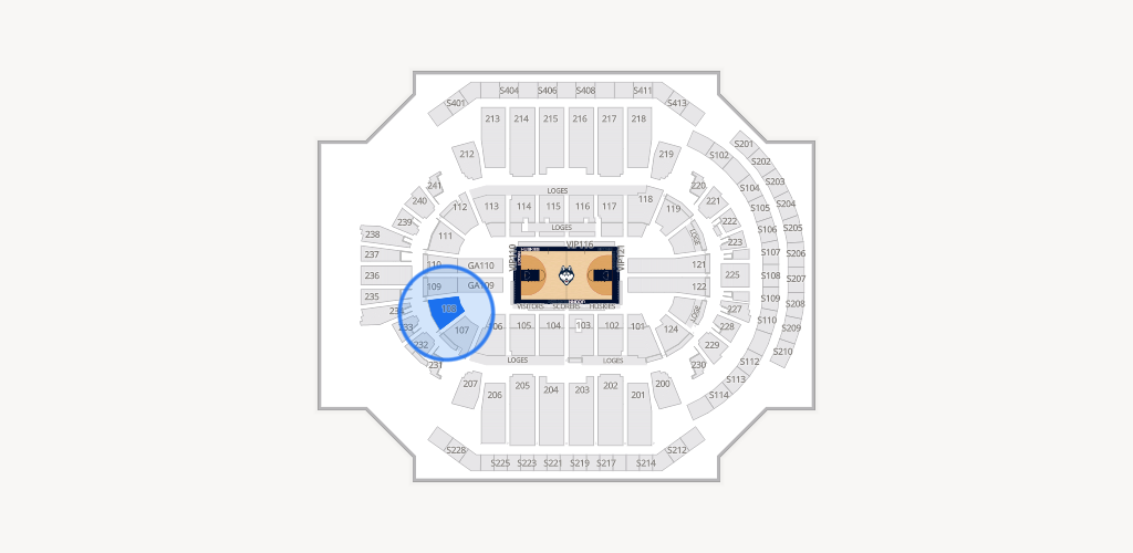 PeoplesBank Arena Seating Chart