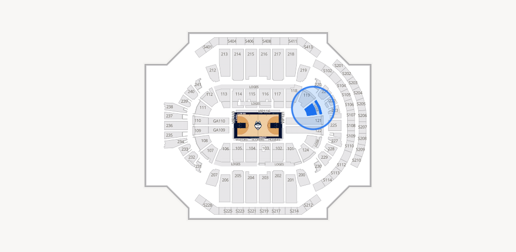 PeoplesBank Arena Seating Chart