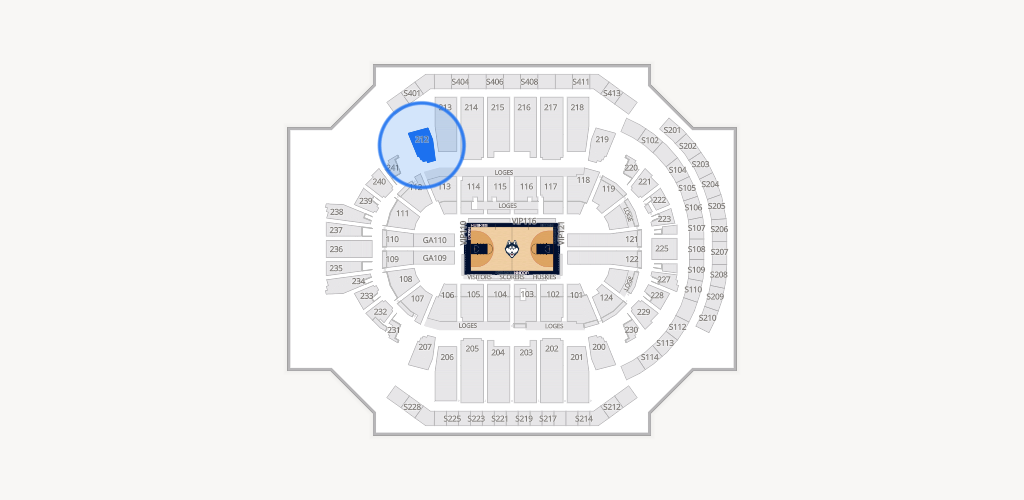 PeoplesBank Arena Seating Chart